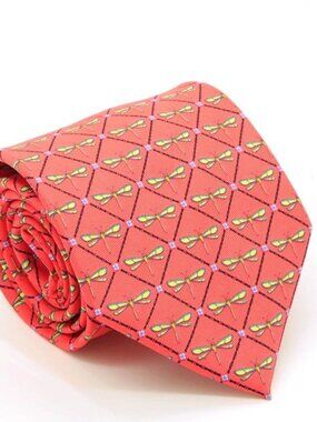Ferrecci Firefly Red Necktie with Handkerchief Set